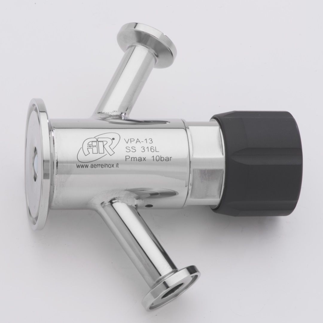 采样阀门 - VPA - AERRE INOX Srl - 隔膜 / 气动操控式 / 用于蒸汽
