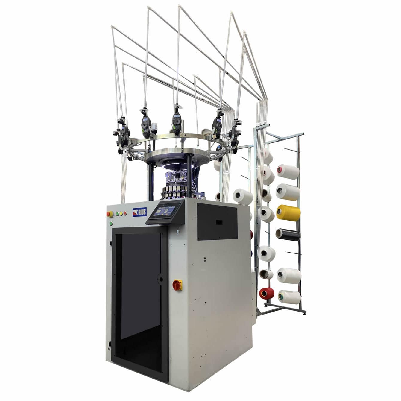 环形针织机 - PROTEX 200 R - RIUS-COMATEX - 双面平纹针织面料 / 高速 / 医疗