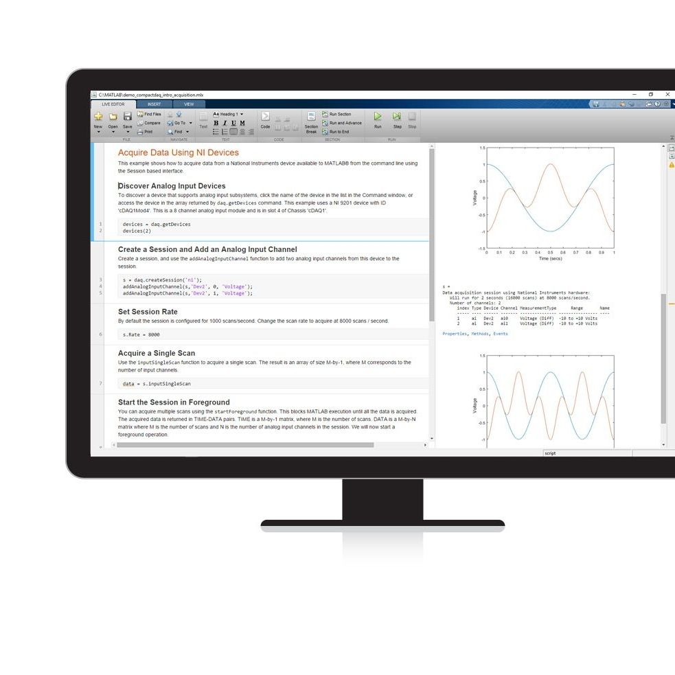 数据采集软件 - Data Acquisition Toolbox™ - The MathWorks - I/O模块
