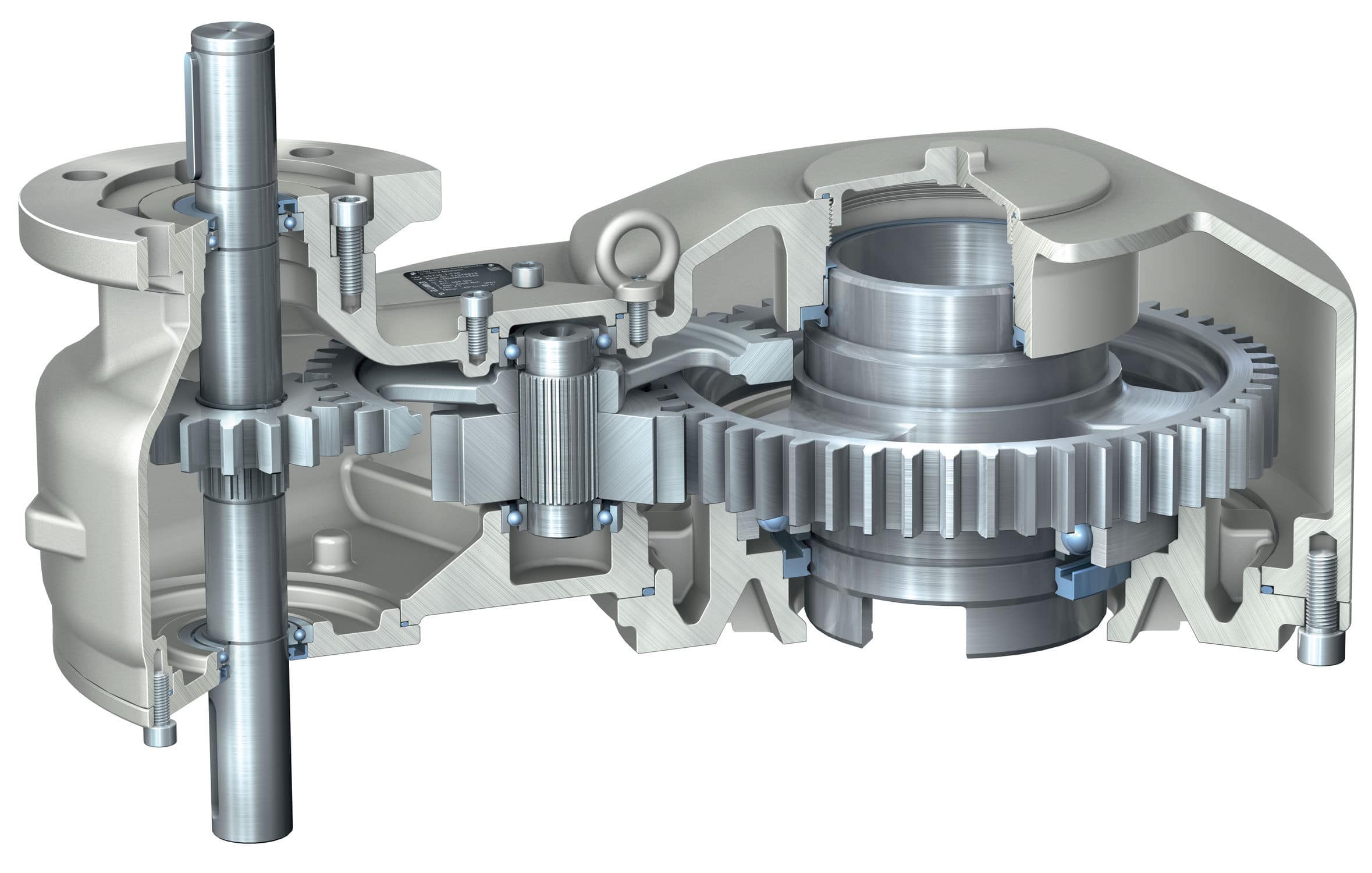 直齿轮减速机 - gst series - auma/欧玛 - 正交 / >10knm / 多程