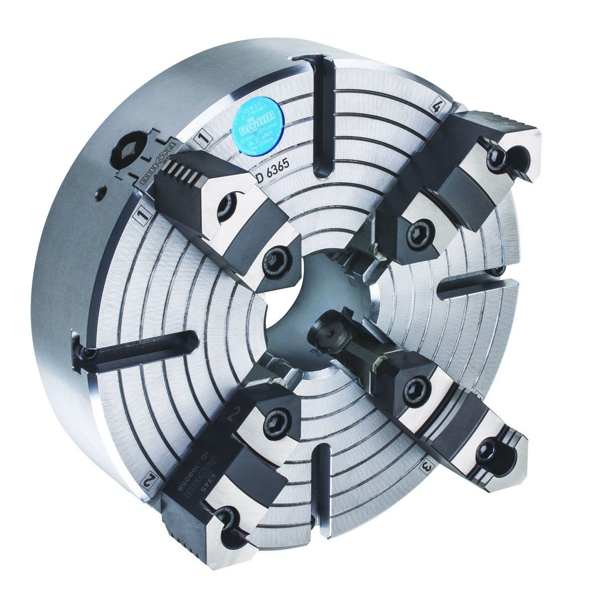 手动卡盘 / 4爪 / 车床 / 通孔