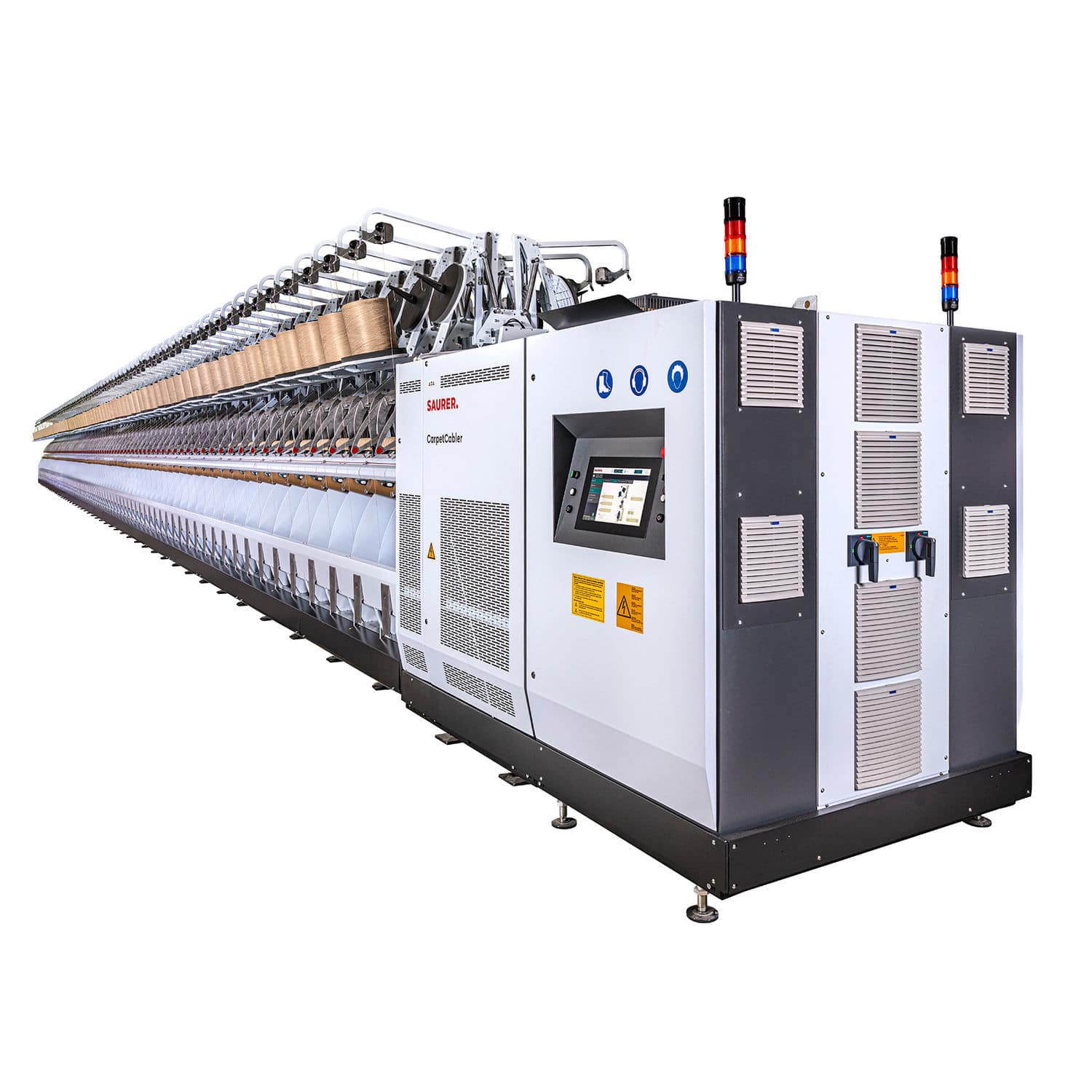 纺织品线捻线机 - CarpetCabler 1.12 - SAURER SCHLAFHORST