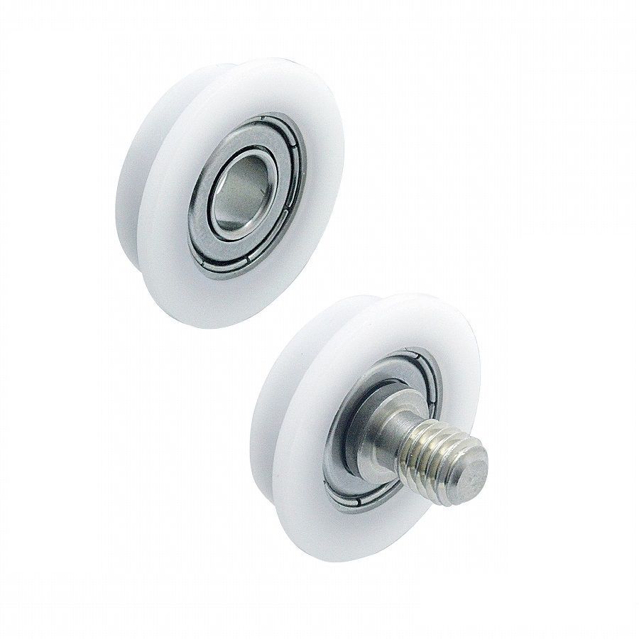 导向滚轮 / 塑料 / 聚甲醛pom / 带凸缘