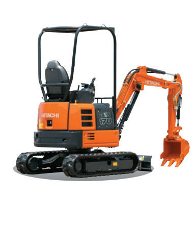小型挖掘机- ZX17U-5A - HITACHI Construction Machinery - 履带式