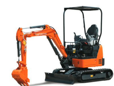 小型挖掘机- ZX17U-5A - HITACHI Construction Machinery - 履带式