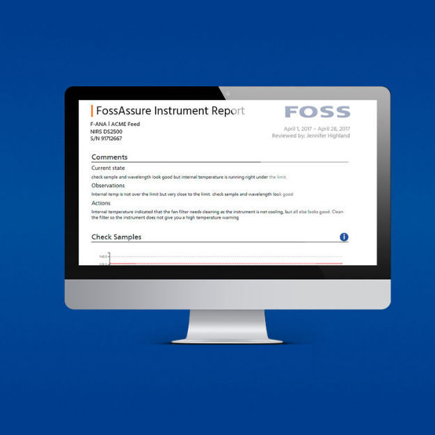 机器状态监控系统 - FossAssure™ - FOSS - 用于流程控制 / 食品工业 / 实时