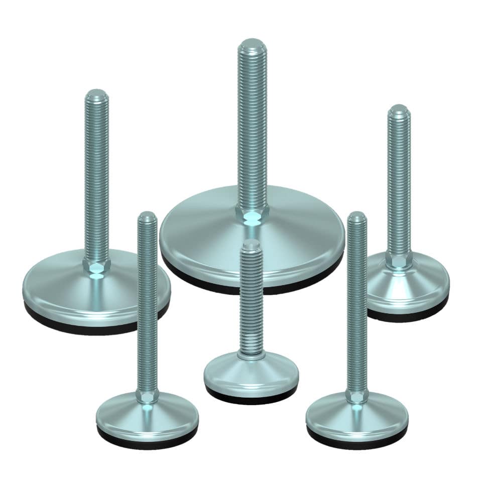 机器脚座 - 25700 - Martin Levelling Components - 电镀钢 / 水平 / 铰接式