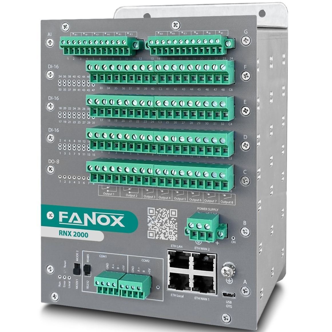 以太网远程终端设备 - RNX-2000 - FANOX ELECTRONIC - 紧凑型