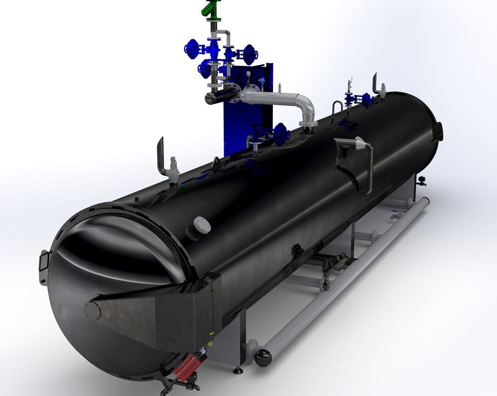 加工高压釜 / 卧式 / 食品工业
