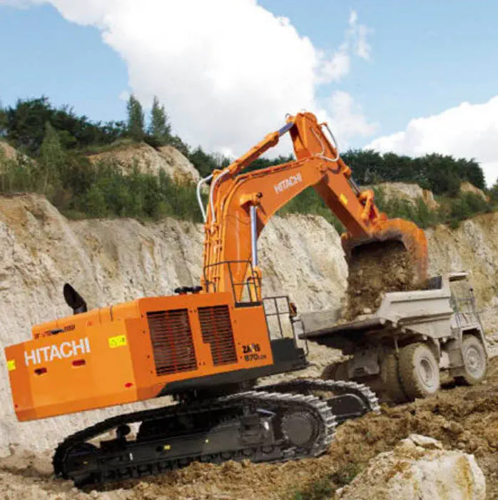 重型挖掘机- ZX870LCH-5G - Hitachi Construction Machinery