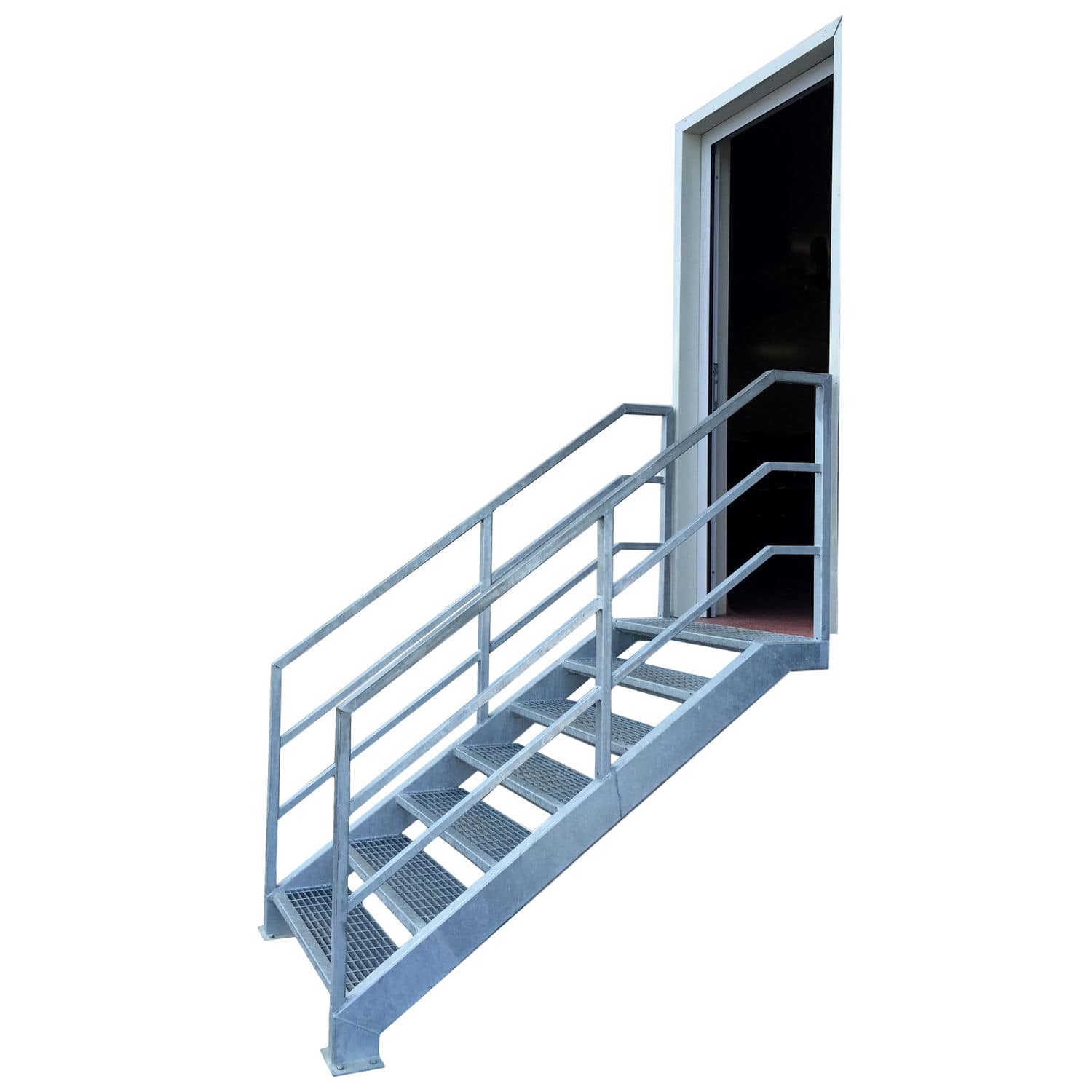 直线型楼梯 / 金属 / 应急 / 用于预制建筑