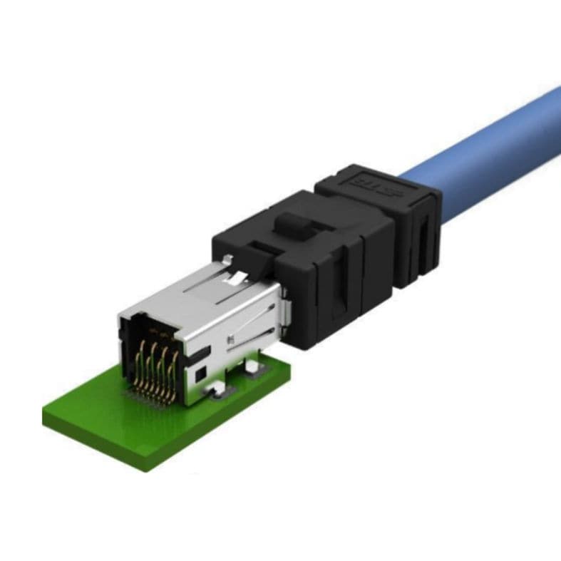 RJ45电连接器 - IC AUTOMATION - 长方形 / 8极 / 用于以太网