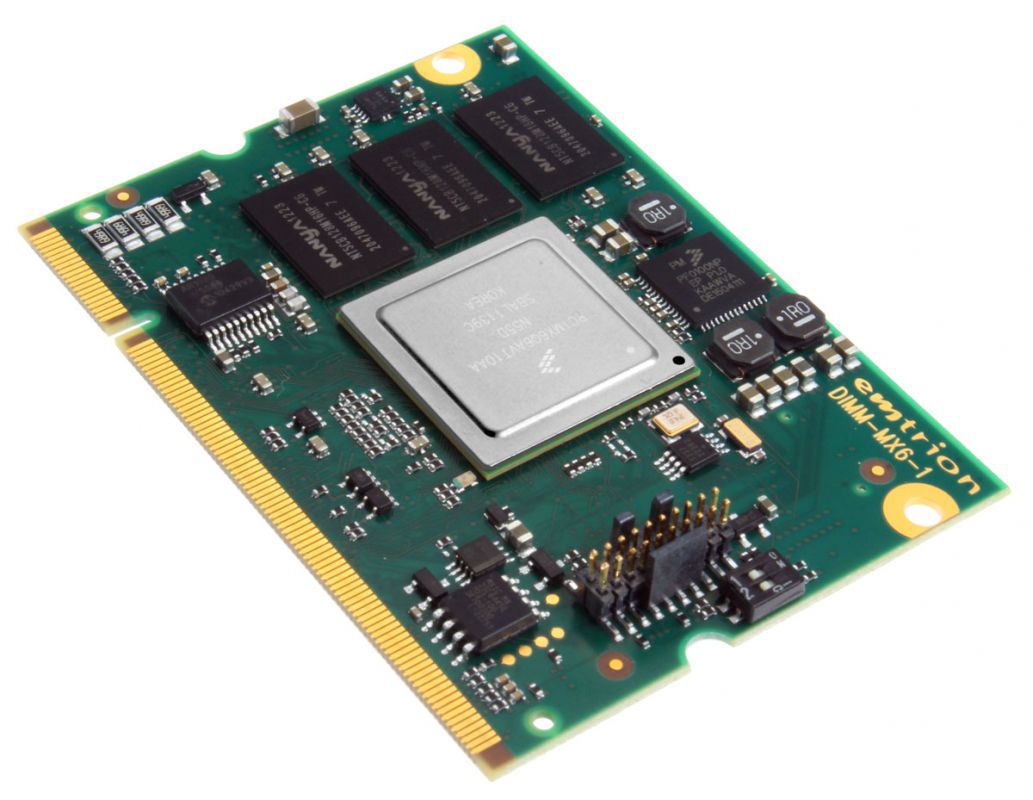 NXP i.MX6计算机模块 - DIMM-MX6 - emtrion GmbH - NXP MCIMX6 / ARM Cortex-A9 / 四核