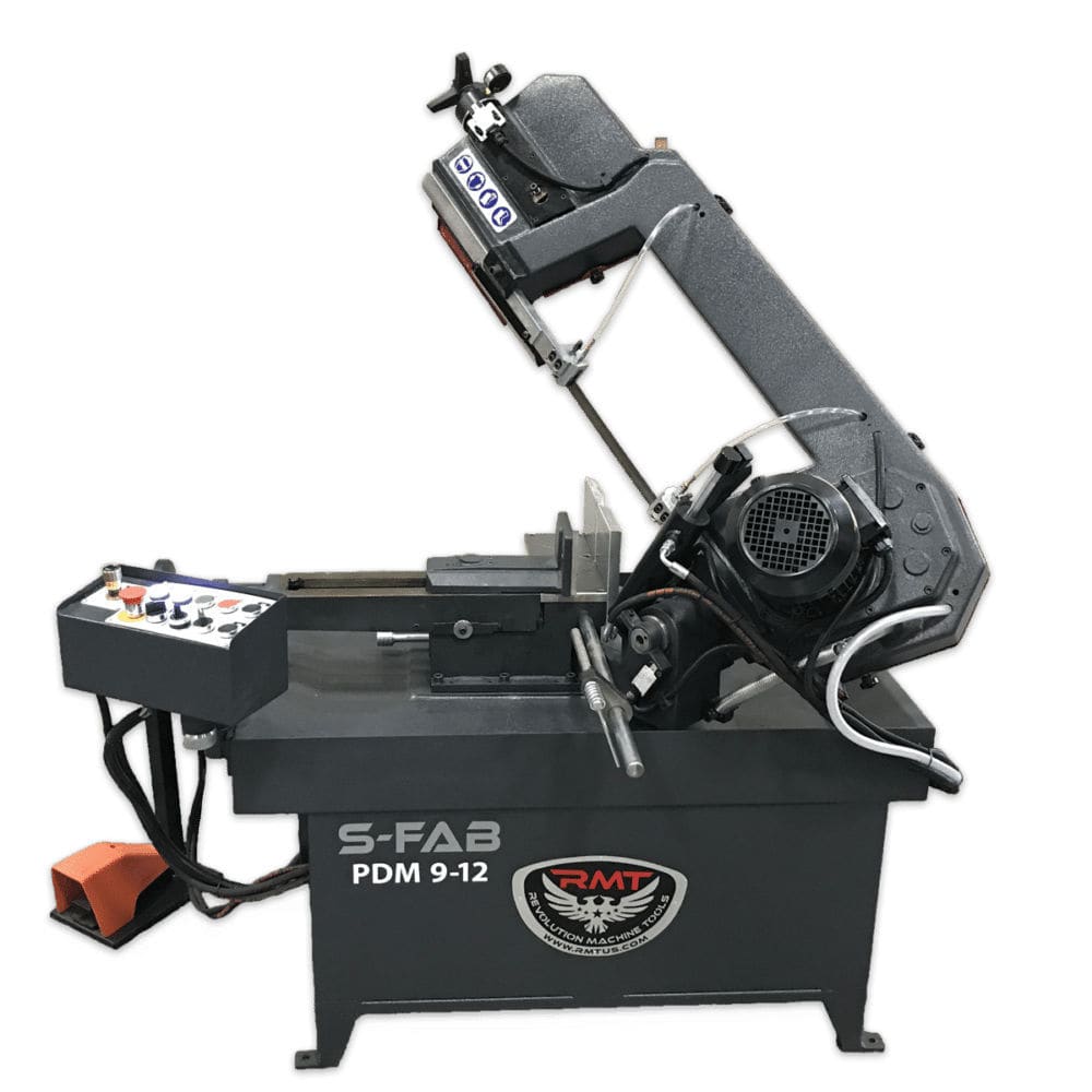 固定锯床 - S-FAB PDM 9-12 - Revolution Machine Tools - 带式 / 用于金属 / 半自动