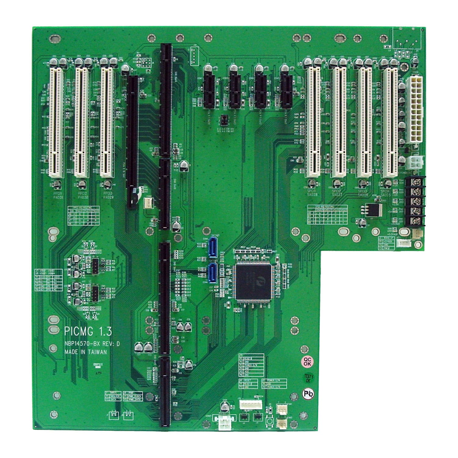 PCI底板 - BP-14570-1.3 - Adek Technical Sales - PCIe / PICMG 1.3 / 14 个插槽