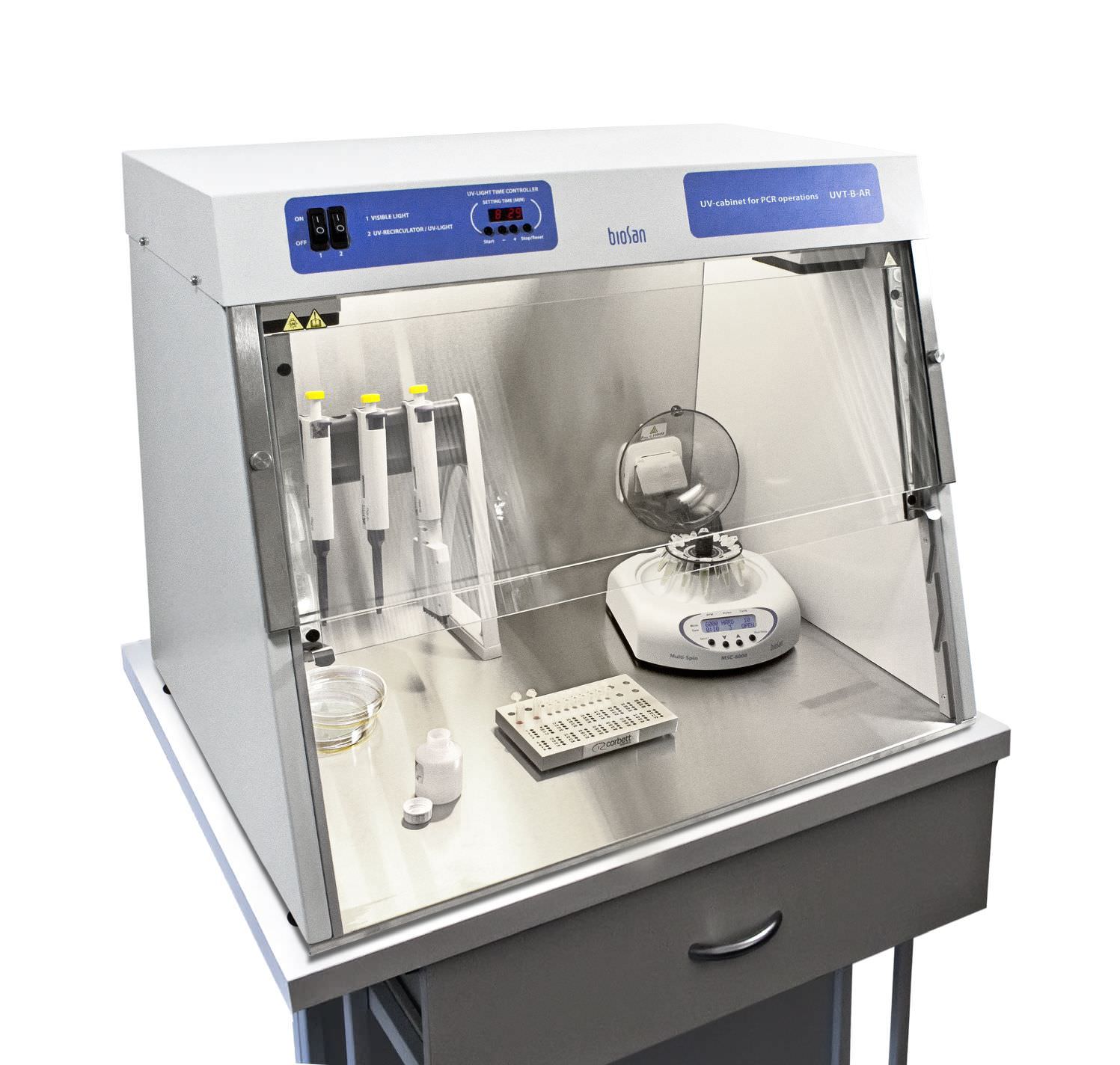 uvt-b-ar pcr uv cabinet