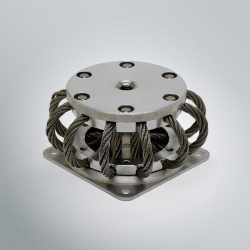 圆形抗震支架 / 金属 / 钢丝绳隔振器