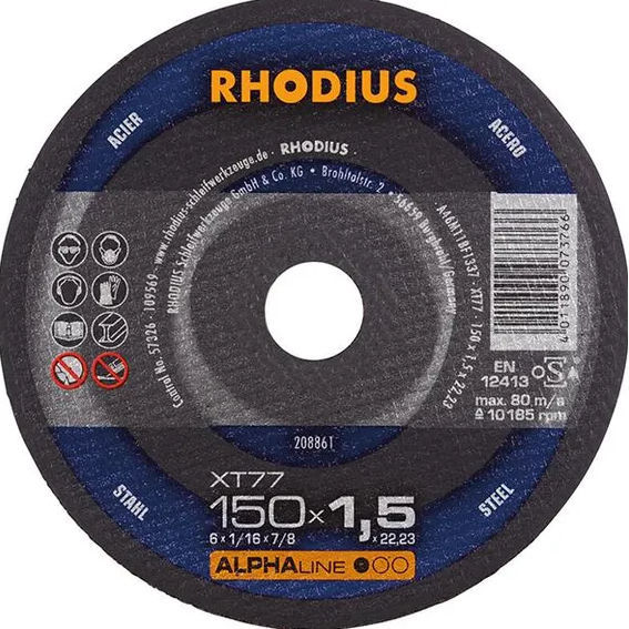 钢材切削盘 - XT77 - RHODIUS