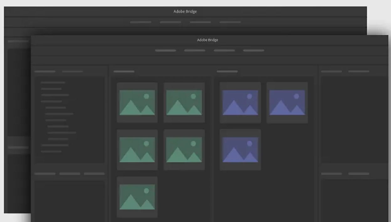 资产管理软件- Bridge - ADOBE - 创建制作用/ 编辑/ 色彩