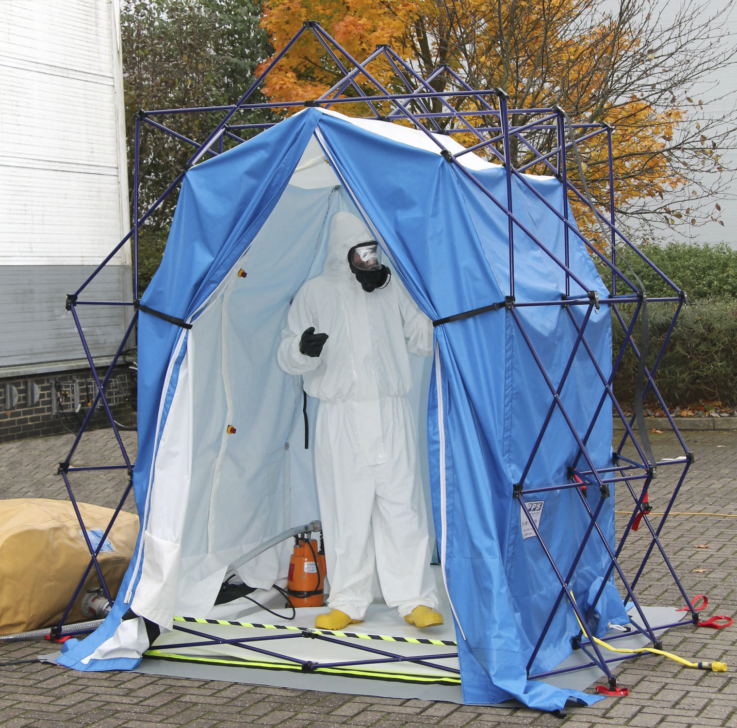 手提式工业淋浴器 / 清除污染 / 户外