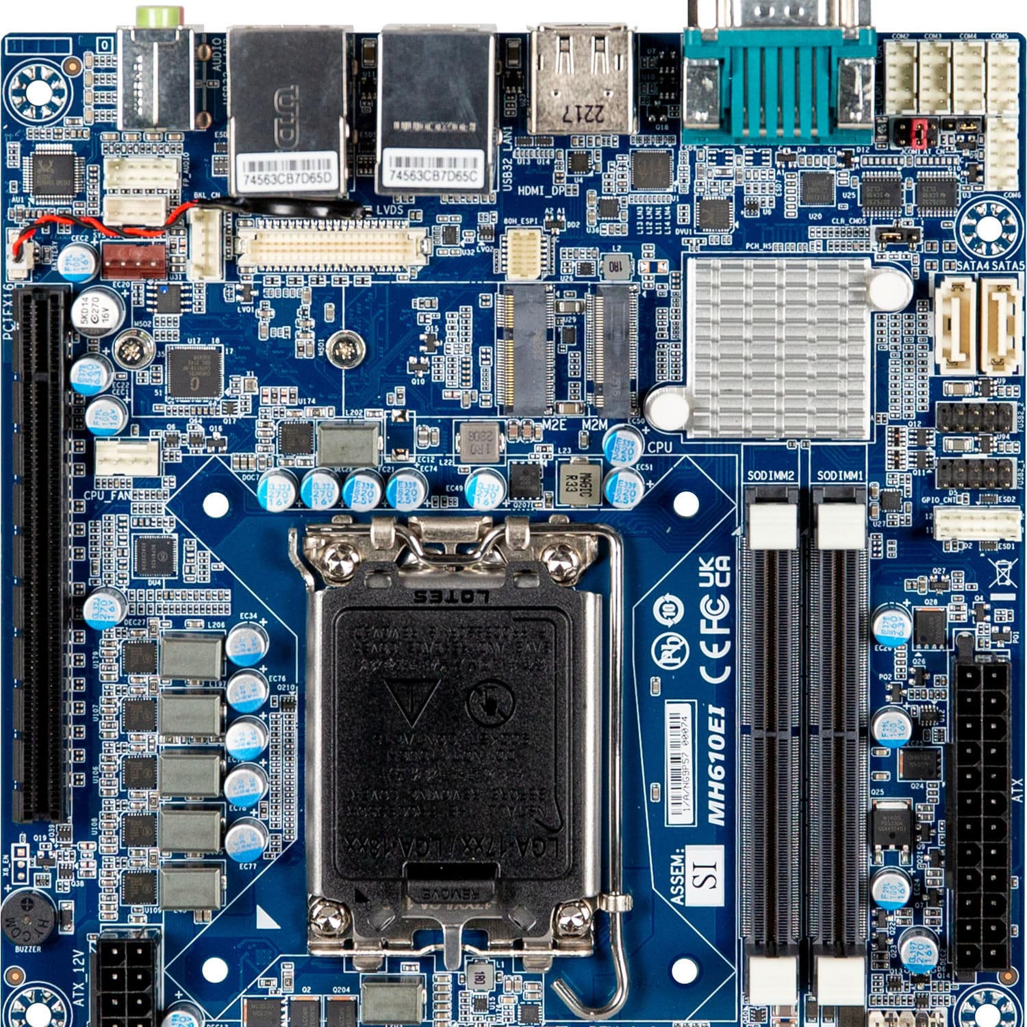 Mini-ITX主板 - mITX-H610E - GIGAIPC - Intel® Celeron® / Intel® Pentium ...