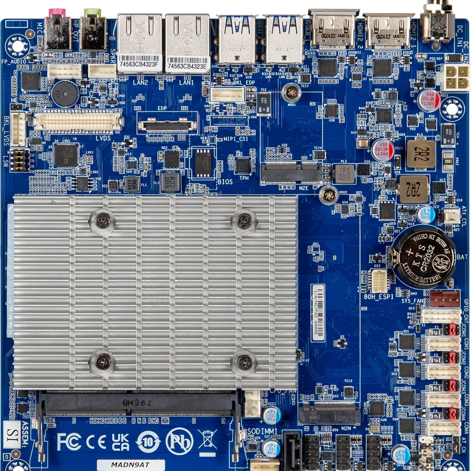 Mini-ITX主板 - iTXL-N97A - GIGAIPC - 四核 / INFINEON / Intel® Processor N97