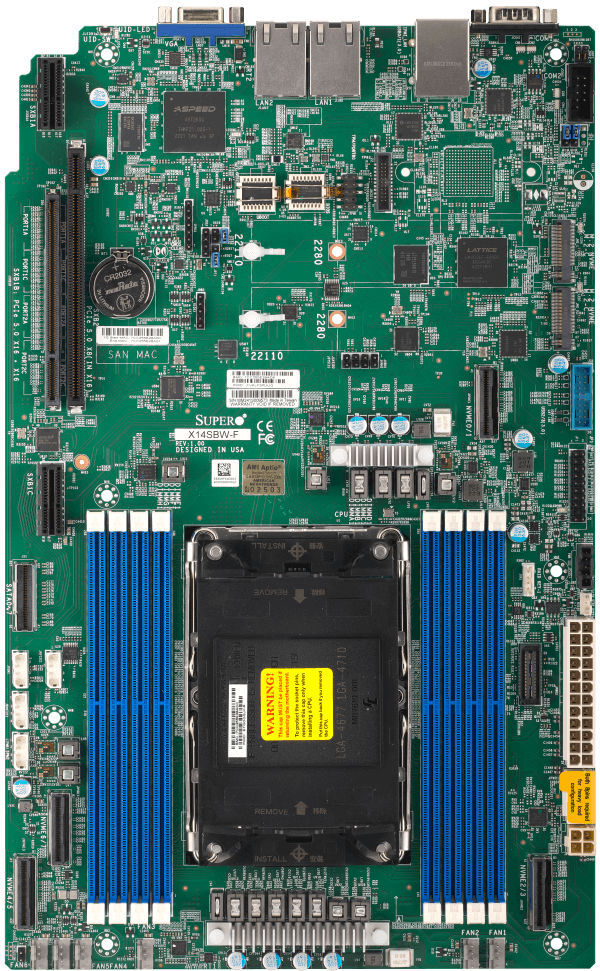 AT主板 - X14SBW-F - SUPERMICRO - Intel® i210T / (Fr) Intel® Core™ i7-6700 ...