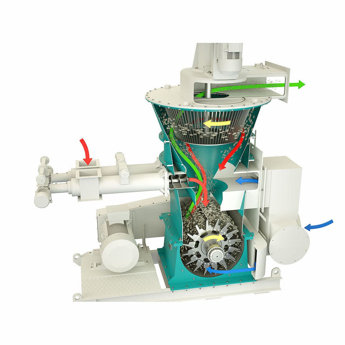 粉末磨碎机 - TurboGrinder - Maschinenfabrik Gustav Eirich GmbH & Co. KG - 冲击 ...