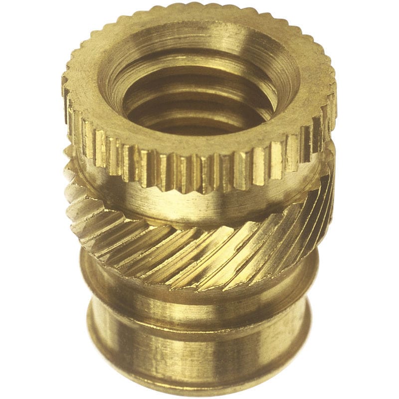 螺纹嵌件 / 滚花 / 金属 / 圆形