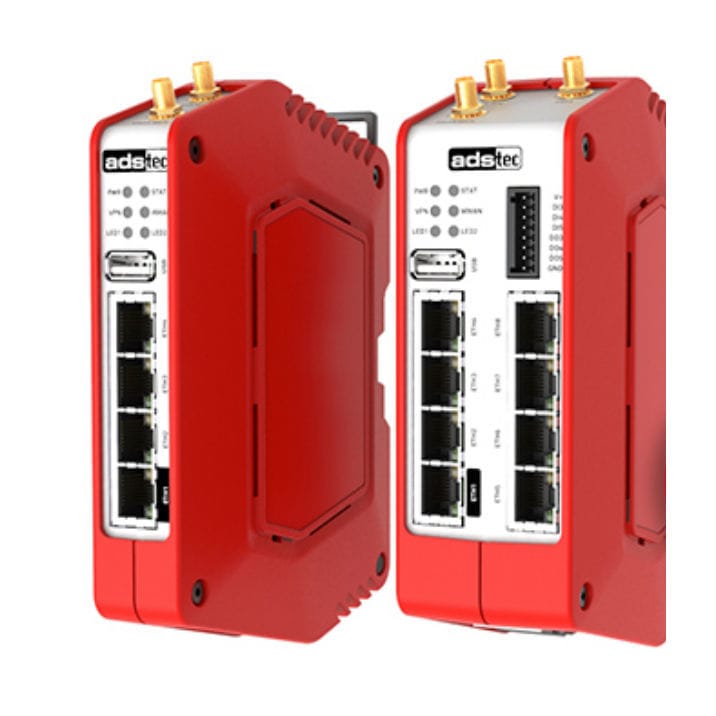 VPN功能工业防火墙 - IRF3000 - ads-tec - DIN导轨