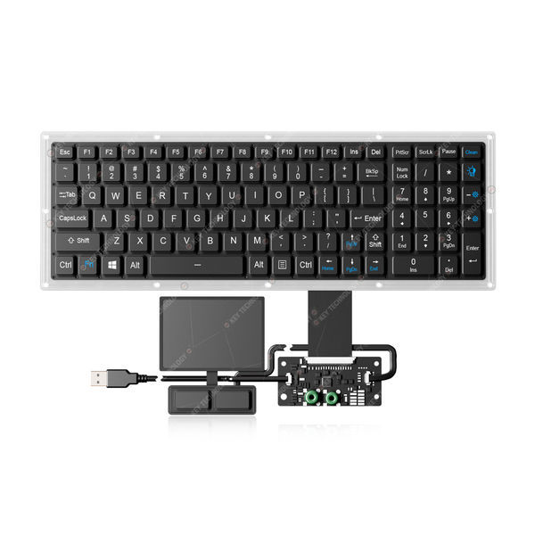面板式键盘 - K-TEK-V356KP-FN-BL-FC-PR-ANA-151B-DWP+TP85+2K - Key Technology ...