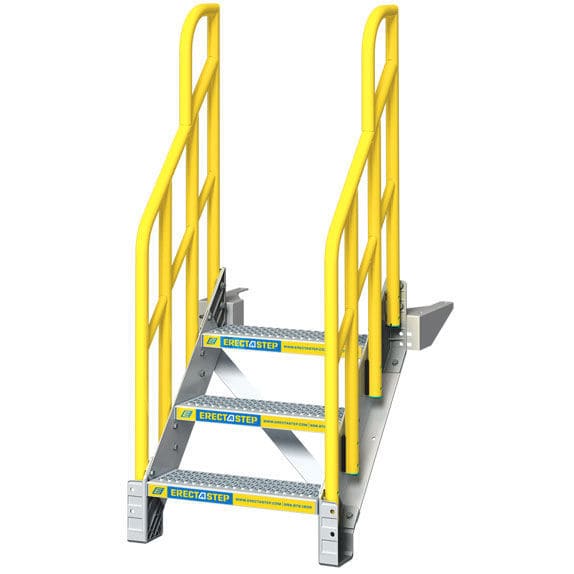 直线型楼梯- ERECTASTEP - Safe Rack - 金属/ 安全栏