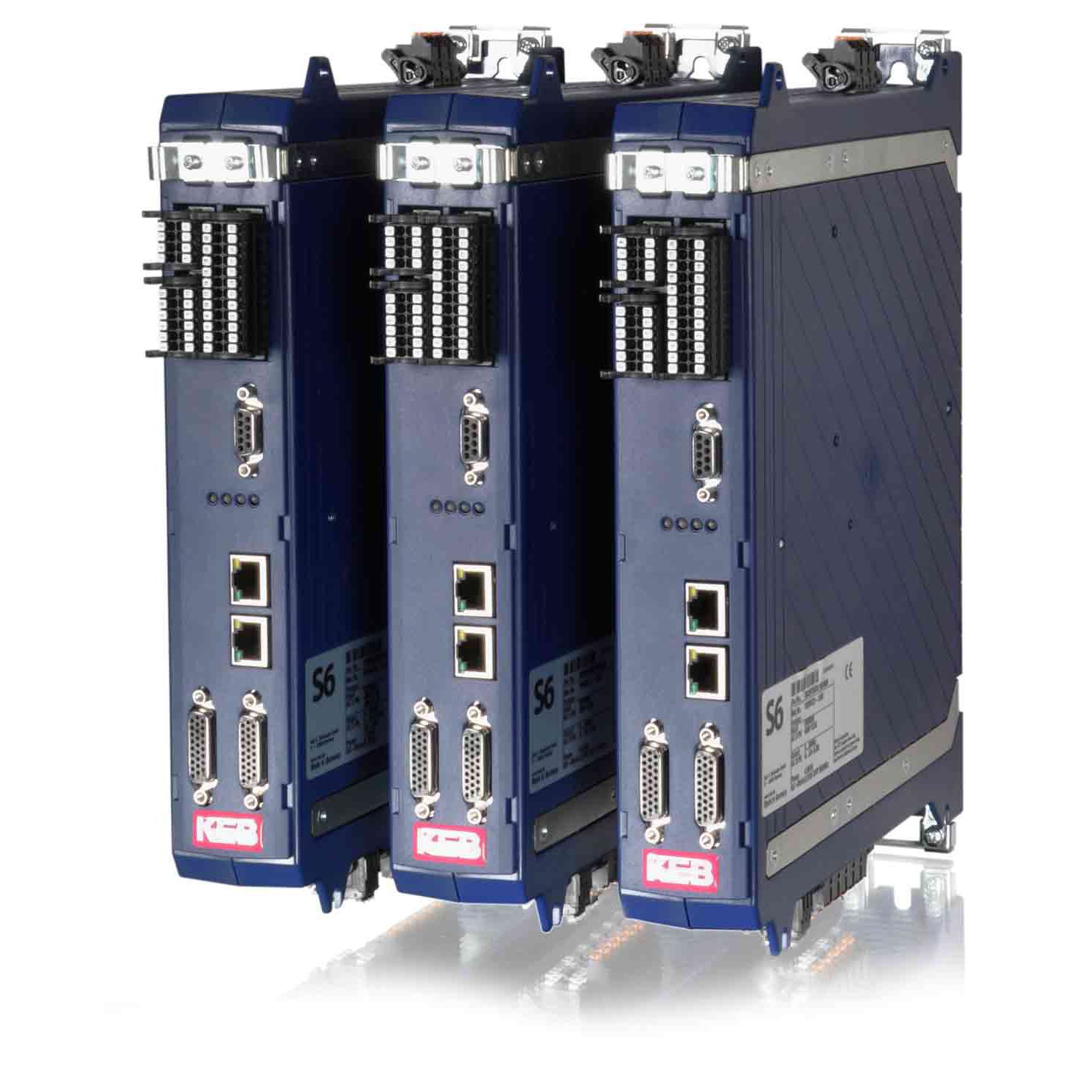 交流伺服驱动器 COMBIVERT S6 KEB Automation KG 同步 / 异步 / 用于软管