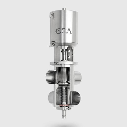 气动操控式阀门 - Aseptomag® LV - GEA Procomac S.p.A. - 防止混合 / 制动 / 工艺流程