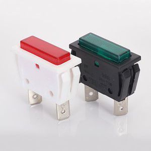 带发光信号灯开关