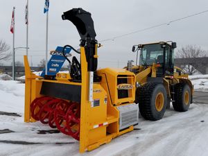 小型装载机吹雪机