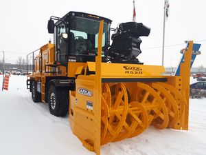 小型装载机吹雪机