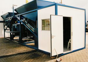 半移动式混凝土搅拌站