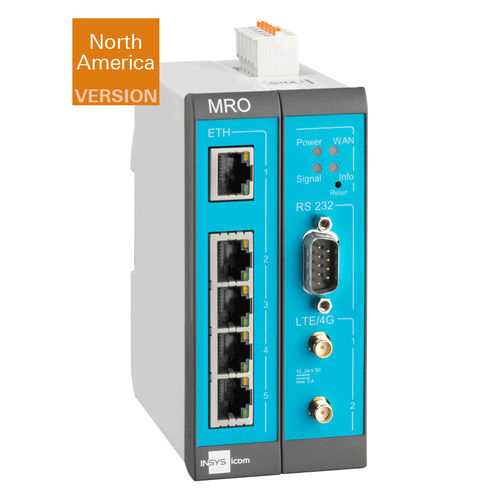 通信路由器 - MRO-L210 - INSYS MICROELECTRONICS GmbH - 蜂窝状 / 数据 / 用于大量数据传输