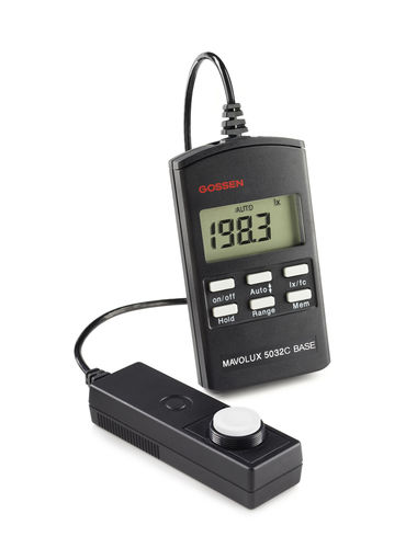 C-Class级照度计 - MAVOLUX 5032 C BASE - GOSSEN Foto- und Lichtmesstechnik GmbH - 数字 / 紧凑型 / 袖珍型