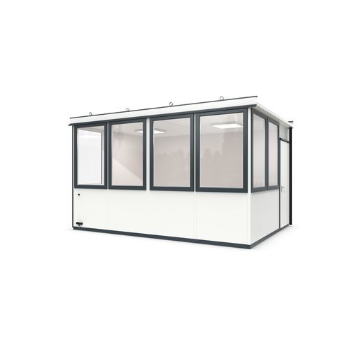 模块化房间内系统 - Outdoor Basic 15 Office Plus - WSM – Walter Solbach Metallbau GmbH - 金属板 / 矿物纤维 / 带PVC地面