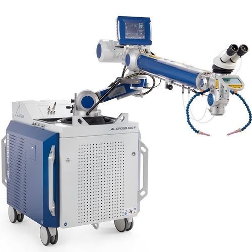 光纤激光焊接系统 - AL-CROSS - ALPHA LASER GmbH - 半自动 / 滑轮 / 用于金属