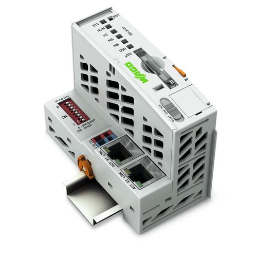 控制器可编程控制器 - PFC100 series - WAGO/万可 - 紧凑型 / 集成式 / DIN导轨