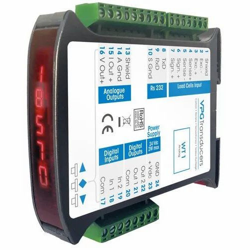 LED显示称重仪表 - WT1 - VPG Transducers - Vishay Precision Group - DIN导轨 / 本质安全 / 模拟