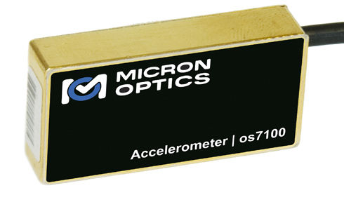三轴加速度计 - os7100 - Micron Optics - 光纤 / 低频率 / 耐用型