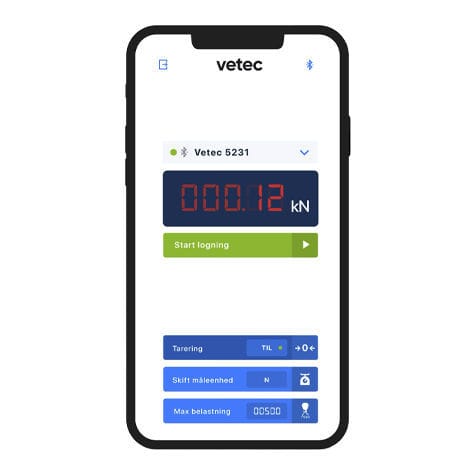 测功仪移动应用 - Vetec A/S - 监控 / 测量 / 称重