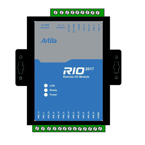 模拟I/O模块 - RIO-2017BM - Artila Electronics - 以太网 / 继电器输出 / 远程