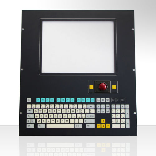 机架式键盘 - KT-101-K-17 - k-tronic S.r.l. - 隔膜 / 101键 / 轨迹球