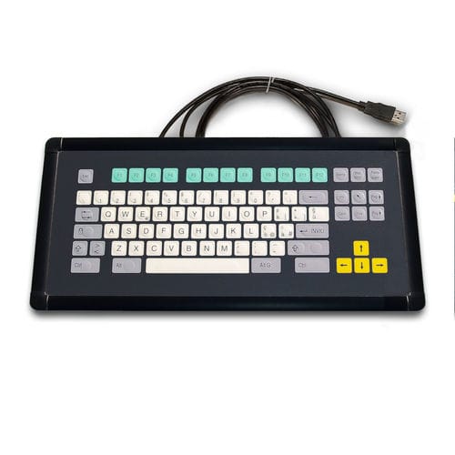 面板式键盘 - KT-84-I-40 - k-tronic S.r.l. - 隔膜 / 84键 / 工业