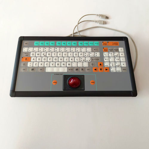 面板式键盘 - KT-100-I-03 - k-tronic S.r.l. - 隔膜 / FN键 / 鼠标双键